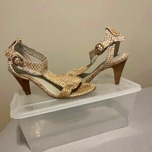 Snake skin sandal bought in Brazil